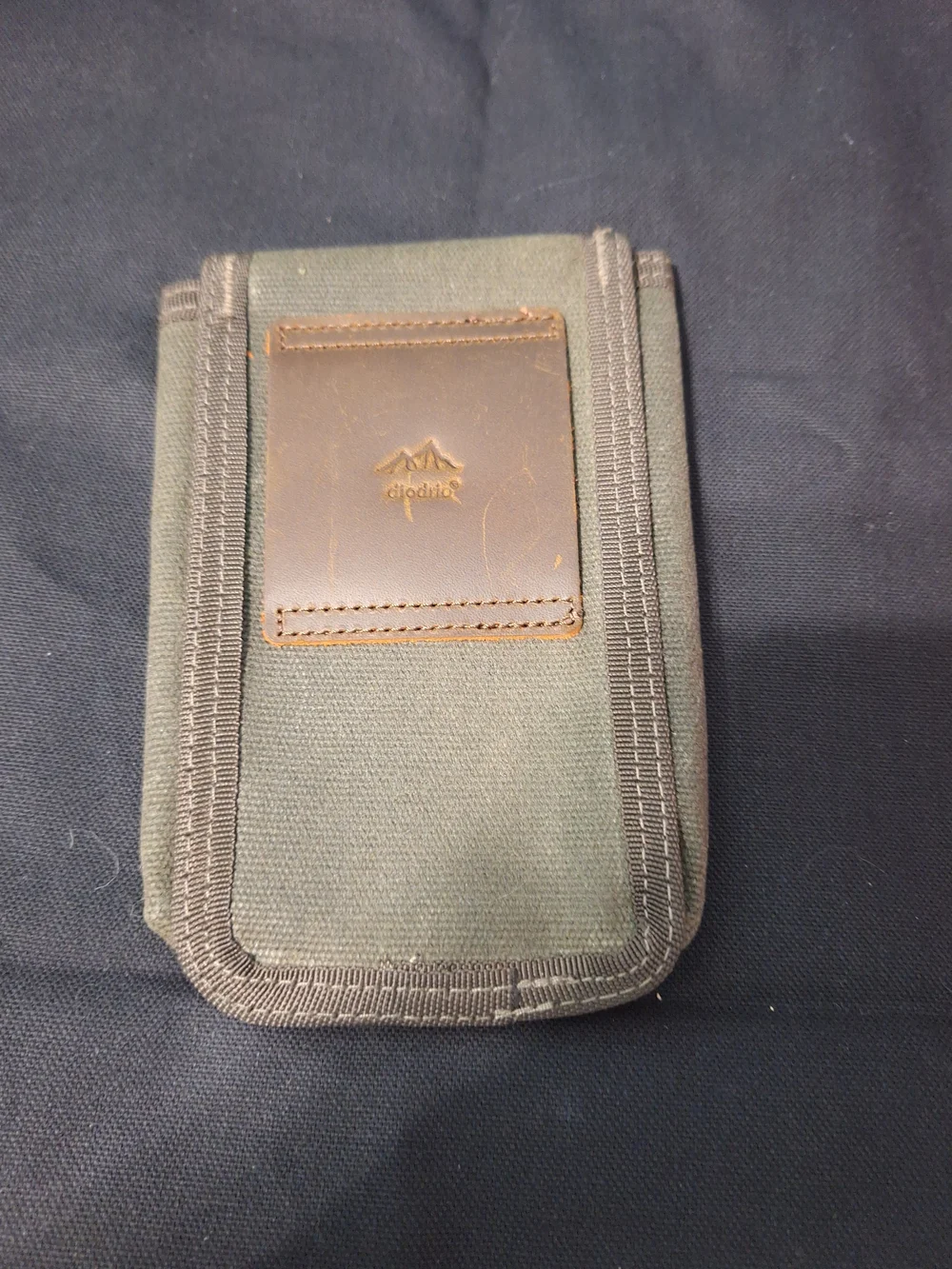 Diodrio Olive Green Belt Protective Phone Pouch